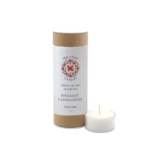 Bergamot & Sandalwood - Tealight Candles