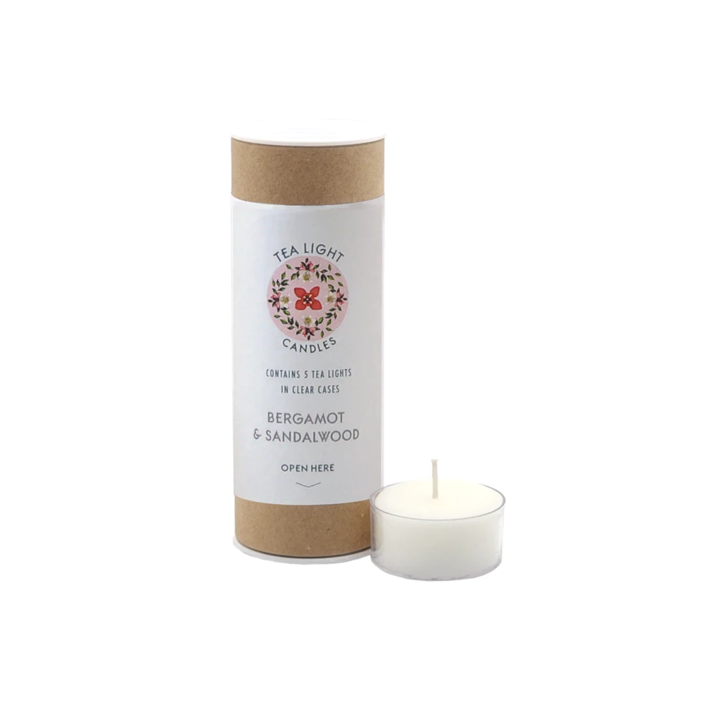 Bergamot & Sandalwood - Tealight Candles