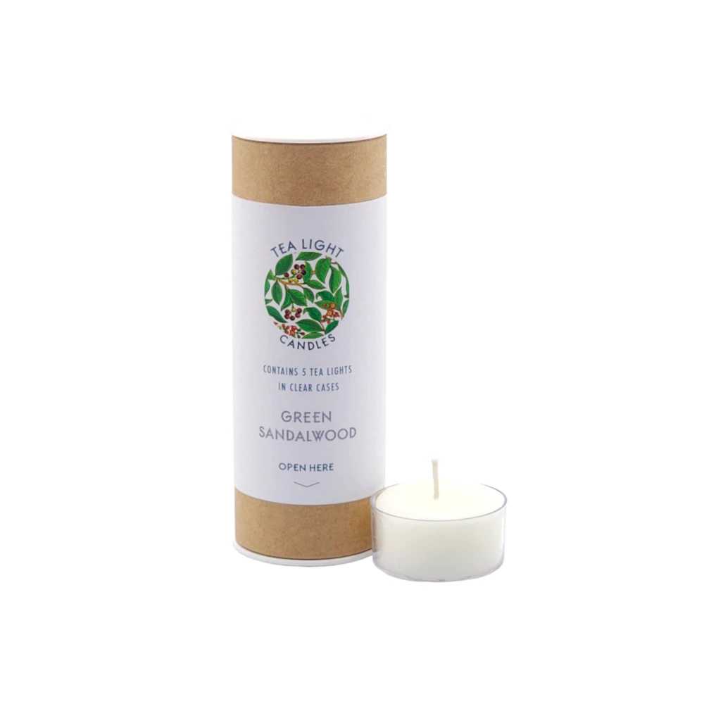 Green Sandalwood - Tealight Candles