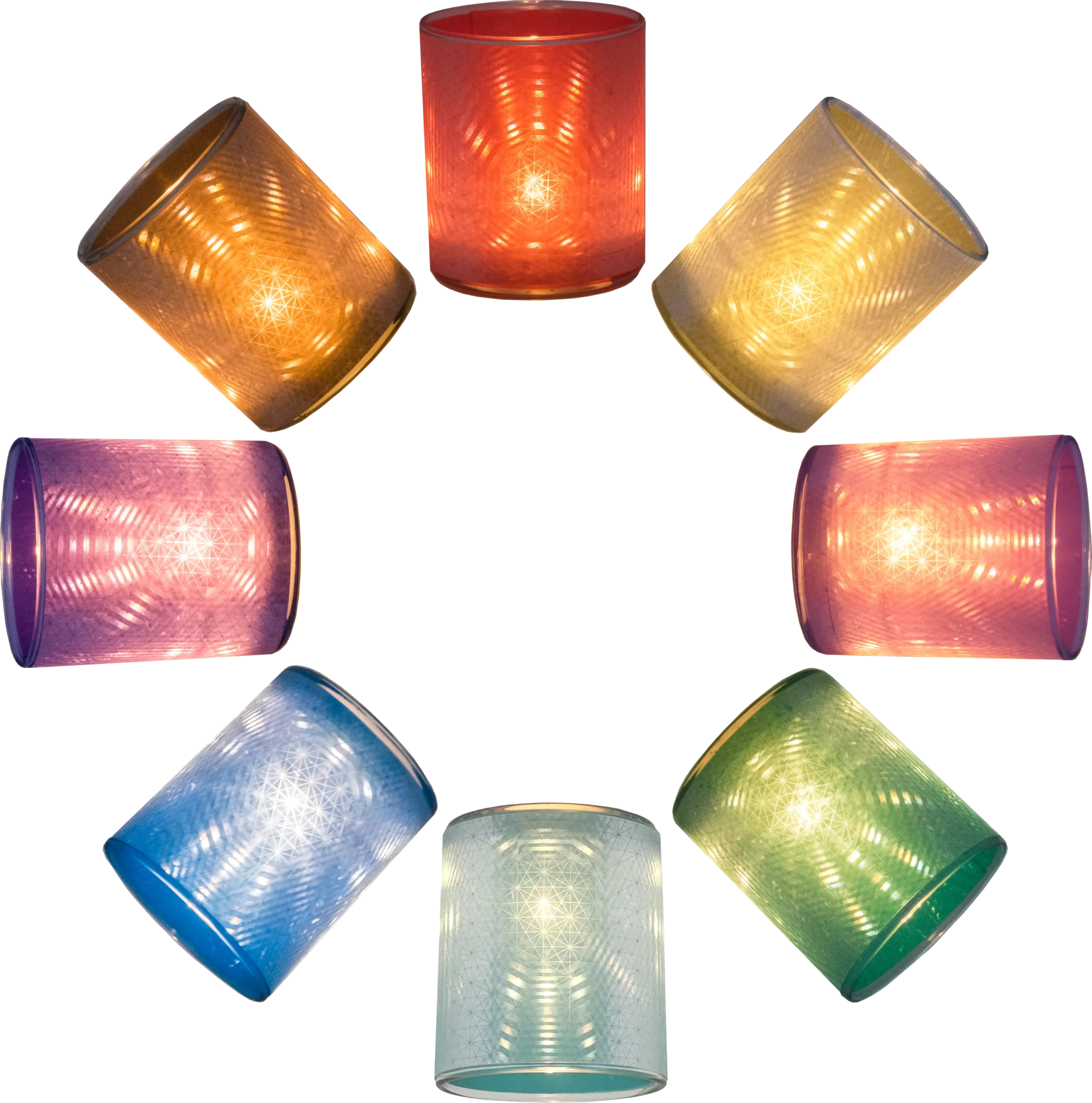 Rays of Delight Candelahs in COLOUR